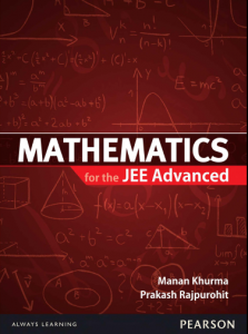 Advanced Problems in Mathematics for JEE